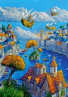 PUZZLE 500 OBRAZ KRAJINA UMENIE POHĽAD NA MESTSKÝ PRÍSTAV LIETAJÚCE LODE 9+ CASTOR PUZZLE 500 OBRAZ KRAJINA UMENIE POHĽAD NA MESTSKÝ PRÍSTAV LIETAJÚCE LODE 9+ CASTOR
