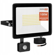 100W LED reflektor s pohybovým a súmrakovým senzorom Halogen SuperLED 100W LED reflektor s pohybovým a súmrakovým senzorom Halogen SuperLED