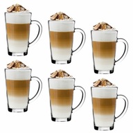 Sada POHÁROV NA KÁVU, sada 6 ks POHÁRNICE LATTE MACCHIATO 320ml Sada POHÁROV NA KÁVU, sada 6 ks POHÁRNICE LATTE MACCHIATO 320ml