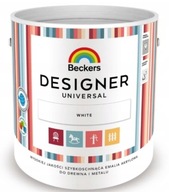 Beckers Designer Universal Biela emailová farba 2,5l