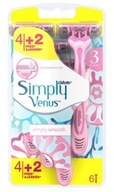 Gillette VENUS Simply 3 Smooth Razor 6 ks Gillette VENUS Simply 3 Smooth Razor 6 ks