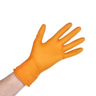 Nitrilové rukavice bez púdru Gripzzly Orange - veľ - M - 50 ks Nitrilové rukavice bez púdru Gripzzly Orange - veľ - M - 50 ks