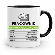 PRE ZAMESTNANCA, ČIERNY HRNEK, HODINOVÁ SADZBA PRE ZAMESTNANCA, ČIERNY HRNEK, HODINOVÁ SADZBA