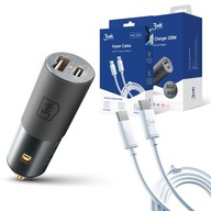 3mk 100W autonabíjačka + USB-C kábel 2m 5a 3mk 100W autonabíjačka + USB-C kábel 2m 5a