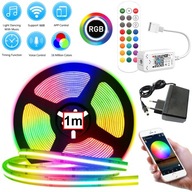 RGB COB LED PRUH SET 1M + CHYTRÝ OVLÁDAČ Android iOS + NAPÁJACÍ ZDROJ RGB COB LED PRUH SET 1M + CHYTRÝ OVLÁDAČ Android iOS + NAPÁJACÍ ZDROJ