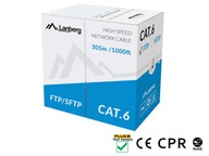 LAN KÁBEL FTP CAT.6 305M CU CPR FLUKE LANBERG