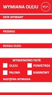 Servisné karty NÁLEPKY VÝMENA OLEJA 100 ks Servisné karty NÁLEPKY VÝMENA OLEJA 100 ks
