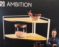 Ambition rohová kuchynská polica 30 x 30 x 20,5 cm