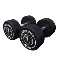 Liatinové činky 2x12,5 kg, sada 25 kg, pogumované Liatinové činky 2x12,5 kg, sada 25 kg, pogumované