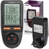 Wattmeter, merač aktuálnej spotreby s LCD displejom ORNO OR-WAT-435/B