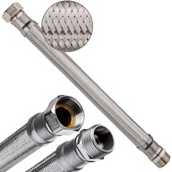 INOX OCEĽOVÁ SPLETOVANÁ HADICA 60 cm PLNÝ PRECHOD 20 mm ZÁVIT 1" G.W. x 1'' M. INOX OCEĽOVÁ SPLETOVANÁ HADICA 60 cm PLNÝ PRECHOD 20 mm ZÁVIT 1" G.W. x 1'' M.