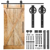 LOFT BARN DOOR oceľový posuvný systém dverí 2m LOFT BARN DOOR oceľový posuvný systém dverí 2m