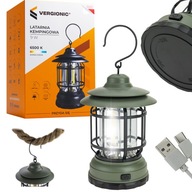 Kempingová LED lampa USB-C 9W na stanový hák Kempingová LED lampa USB-C 9W na stanový hák