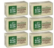 Biały Jeleń Prírodné šedé mydlá Set 6x150g Biały Jeleń Prírodné šedé mydlá Set 6x150g