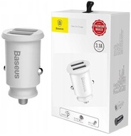 Baseus mini rýchlonabíjačka do auta 2x USB 3.1A Baseus mini rýchlonabíjačka do auta 2x USB 3.1A