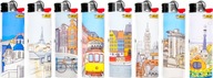 Sada 8ks maxi zapaľovačov BIC J26 CITIES Sada 8ks maxi zapaľovačov BIC J26 CITIES