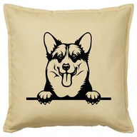 WELSH CORGI PEMBROKE DOG DOG darček k vankúšu WELSH CORGI PEMBROKE DOG DOG darček k vankúšu