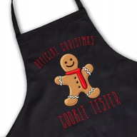 Kuchynská zástera Black Christmas Cookie Tester 01 Kuchynská zástera Black Christmas Cookie Tester 01