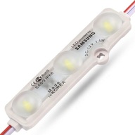 25x SAMSUNG SMD5730 LED MODUL 1,5W 12V MODRÁ 460nm IP65 FAREBNÝ FV PL 25x SAMSUNG SMD5730 LED MODUL 1,5W 12V MODRÁ 460nm IP65 FAREBNÝ FV PL
