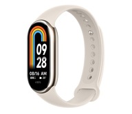 Inteligentné pásmo Xiaomi Mi Band 8 béžové Bluetooth SpO2 5 ATM