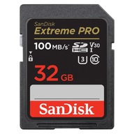 SanDisk SDHC EXTREME PRO 32GB R100/W90 C10;U3;V30