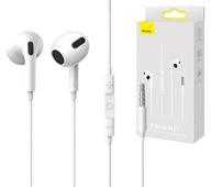 BASEUS MINI KONEKTOR 3,5 MM SLÚCHADLÁ DO UŠÍ S DIAĽKOVÝM OVLÁDANÍM BASEUS MINI KONEKTOR 3,5 MM SLÚCHADLÁ DO UŠÍ S DIAĽKOVÝM OVLÁDANÍM