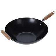 Wok hlboká panvica z uhlíkovej ocele 35 cm