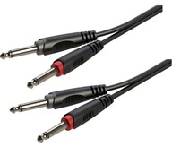 Audio kábel RACC100L3m Zástrčka 2xJack 6.3-2xJack 6.3 Audio kábel RACC100L3m Zástrčka 2xJack 6.3-2xJack 6.3