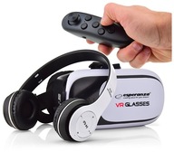 Súprava VR GLASSES + BLUETOOTH REMOTE so slúchadlami Súprava VR GLASSES + BLUETOOTH REMOTE so slúchadlami