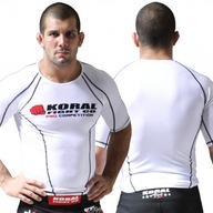 Koral Rash Guard S / S Pro Competition White Belt S