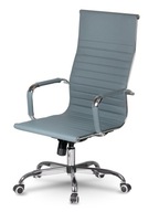 otočná kožená kancelárska stolička, ergonomický NÁKLON