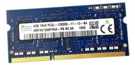 RAM 4GB DDR3L PC3L 12800S 1600 MHz SO-DIMM HYNIX