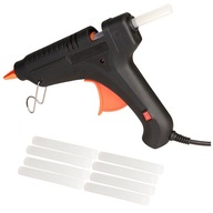 PIŠTOĽ NA TEPLOLEPENIE V SADA 8 ks TYČINKY LEPIACE 11mm / 100mm VÝKON 60W PIŠTOĽ NA TEPLOLEPENIE V SADA 8 ks TYČINKY LEPIACE 11mm / 100mm VÝKON 60W