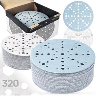 100x kotúče brúsneho papiera Festool tmavomodré s otvormi STF D150/48 P320