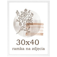 Rám 30x40 fotorámčeky biely fotorámik Rám 30x40 fotorámčeky biely fotorámik