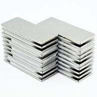 NEODYMOVÝ MAGNET 25x10x1 N38 - 20 KS NEODYMOVÝ MAGNET 25x10x1 N38 - 20 KS
