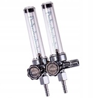 Dvojitý rotameter pre redukciu ARGON CO2 MIX M14