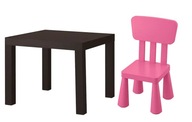Stôl IKEA Lack + detská stolička Mammut