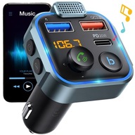 BLUETOOTH VYSIELAČ PRE AUDIO AUDIO FM MP3 BT 3X USB QC 3.0 RGB ADAPTÉR BLUETOOTH VYSIELAČ PRE AUDIO AUDIO FM MP3 BT 3X USB QC 3.0 RGB ADAPTÉR
