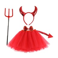 SÚPRAVA kostýmov DEVIL / DEVIL HALLOWEEN NATIVE DĹŽKA loptičky 50 cm SÚPRAVA kostýmov DEVIL / DEVIL HALLOWEEN NATIVE DĹŽKA loptičky 50 cm