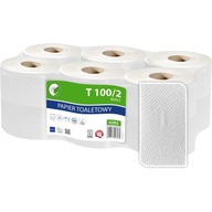 Ellis toaletný papier 100m 2w odpadový papier biely (12)