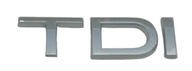 Emblém s nápisom TDI na poklope Audi A8 Q2 Q3 Q5 Q7 Emblém s nápisom TDI na poklope Audi A8 Q2 Q3 Q5 Q7