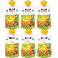 HiPP BIO Tuba Jablká-Hrušky-Banány Mousse 6x100g HiPP BIO Tuba Jablká-Hrušky-Banány Mousse 6x100g