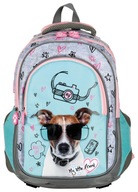 Ľahký, viackomorový batoh KAPACITA 25L My Little Friend DOG S OKULIARMI