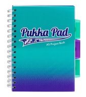KONTROLOVANÝ NÁSTROJ A5 PROJEKTOVÁ KNIHA PUKKA PAD FUCHSIA 100K