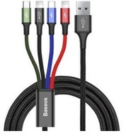 Multikábel pre nabíjačky 4V1 USB-C / 2X LIGHTN