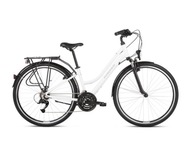 Bicykel Kross Trans 1.0 bielo / sivý lesklý DL-19