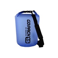 GoPack Clear blue 15L taška na kajakovú vodu