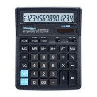 Kancelárska kalkulačka 14-miestna 190x143x40 mm čierna