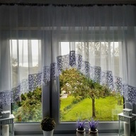 Hotová záclonová mašľa voálová guipure 300 * 110cm Hotová záclonová mašľa voálová guipure 300 * 110cm